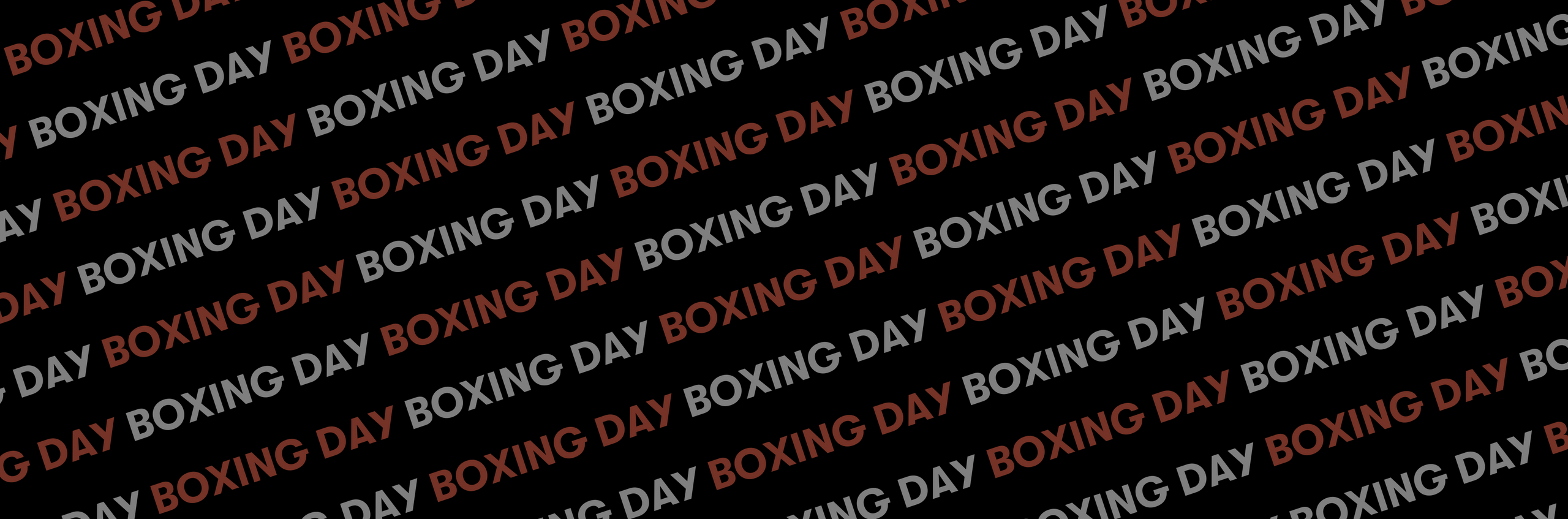 Boxing Day Sale 2021